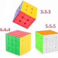 Класическо кубче Рубик 3х3х3 и 4х4х4  5х5х5  подарък за дете, снимка 4 - Пъзели - 24143199