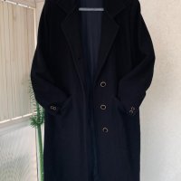 Красиво модерно черно палто, снимка 2 - Палта, манта - 34278606