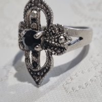 Vintage сребърен пръстен , снимка 3 - Пръстени - 44264546