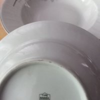 Комплект  6 дълбоки чинии , Баварски порцелан, снимка 2 - Чинии - 33725480