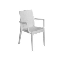 Стол трапезен градински Dafne Бял, снимка 1 - Столове - 44276432