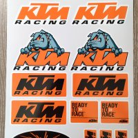 Стикери КТМ KTM емблеми лога - 15 бр. общо Sticker , снимка 3 - Аксесоари и консумативи - 29728167