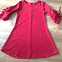 Червена рокля , снимка 4 - Рокли - 42755882