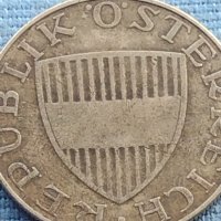 Сребърна монета 10 шилинга 1957г. Австрия Втора република 40392, снимка 6 - Нумизматика и бонистика - 42755435