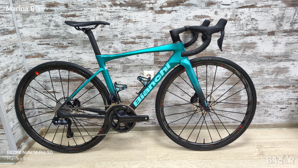 Карбонов шосеен велосипед Bianchi Specialissima Pro Disc Ultegra Di2 Fulcrum | 50, снимка 1
