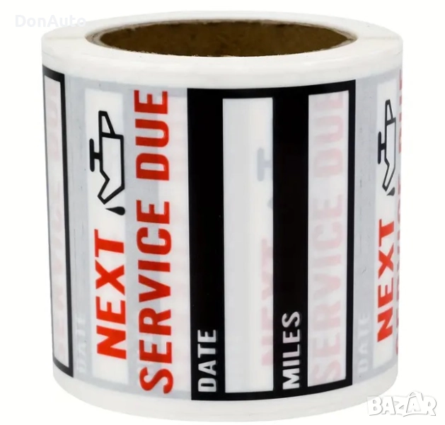 Стикери за смяна на масло, снимка 1