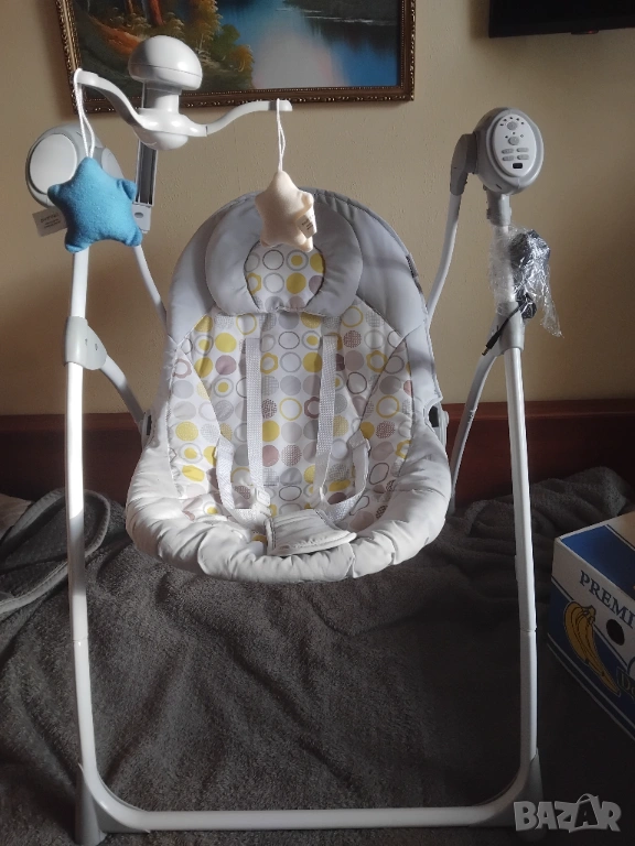 CANGAROO Електрическа люлка - шезлонг SWING STAR, снимка 1