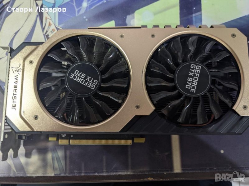 Геймърска видеокарта Palit Jetstream GTX 970 4GB GDDR 5 - перфектна, снимка 1