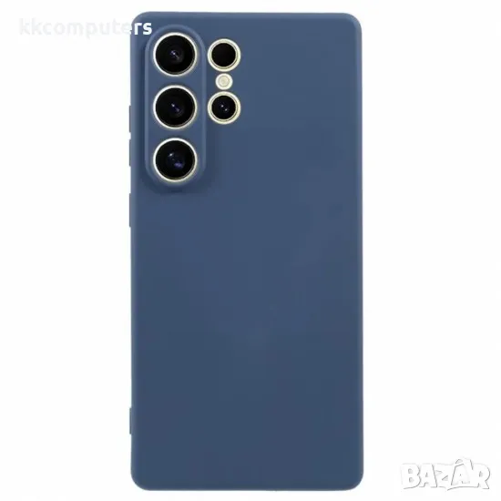 Силиконов кейс iPaky матиран, За Samsung Galaxy S25 Ultra, Тъмносин, снимка 1