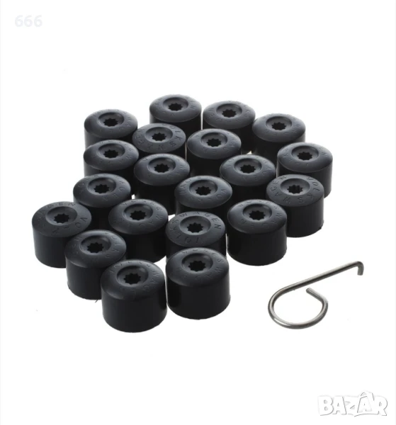 Комплект 20 капачки за болтове VW тип 17 мм за VAG гамата - Audi / Skoda / Seat / Volkswagen, снимка 1