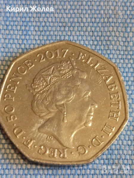  Монета 50 пенса 2017г. Англия BENJAMIN BUNNY за КОЛЕКЦИЯ 49556, снимка 1
