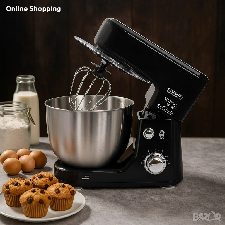 Планетарен кухненски миксер Royalty Line RL-PKM-700, снимка 1