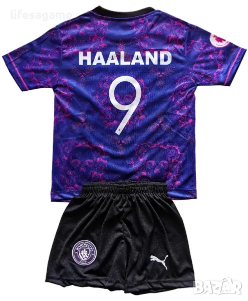 Детско - юношески футболен екип Манчестър Сити Холанд Manchester city Haaland , снимка 1