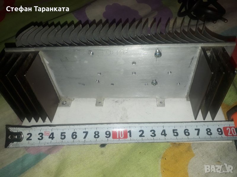 Алуминиев радиатор-охладител за аудио усилватели, снимка 1
