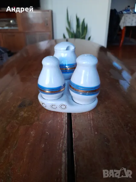 Стара порцеланова солница,солници #12, снимка 1