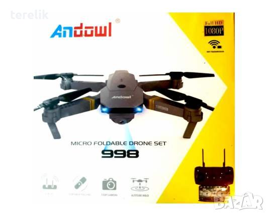 Нов DRON 998, 4K ULTRA HD; WIFI HPV 2.4G, Камера 2MP приложение за телефонна предаване на живо,, снимка 1
