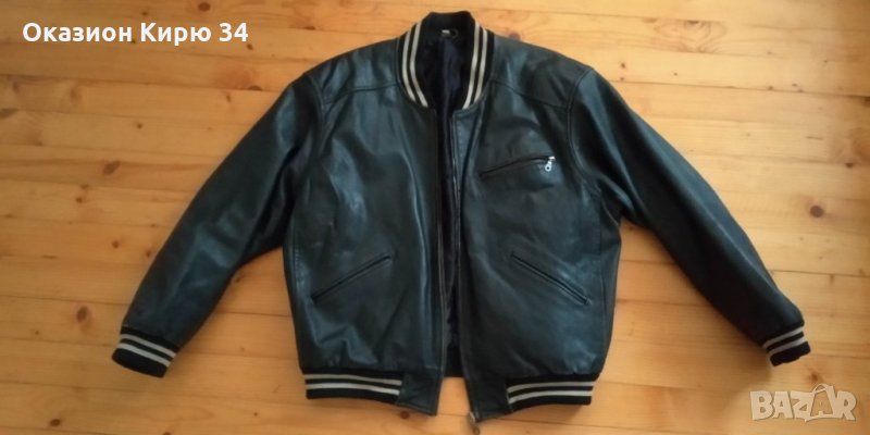 Пилотско кожено яке Fly, снимка 1