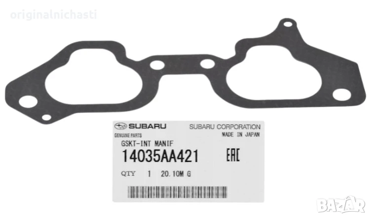 Гарнитура всмукателен колектор за СУБАРУ ФОРЕСТЪР ИМПРЕЗА ЛЕГАСИ SUBARU 14035AA421 14035-AA421 OEM, снимка 1