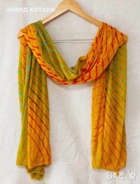 Ръчно оцветени шалове щата Раджастан (107-116), снимка 1