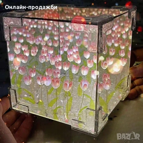 Нощна лампа лале , снимка 1