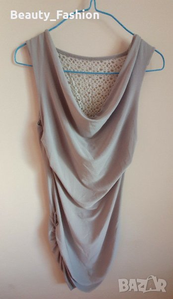 Дамска рокля сива, снимка 1