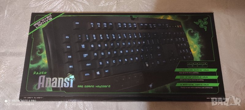 Razer Anansi Expert MMO Gaming Keyboard Black RZ03-0055, снимка 1