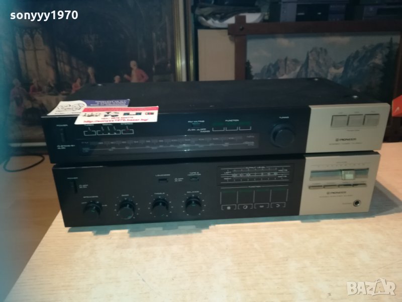 pioneer ampli & pioneer tuner-japan 0512202017, снимка 1