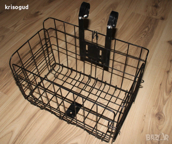 Сгъваема кошница за велосипед, мотопед, мотор, тротинетка, 20 кг товар, снимка 1