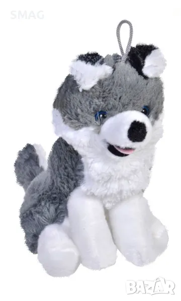 Плюшено куче хъски 20 см S_1139150, снимка 1
