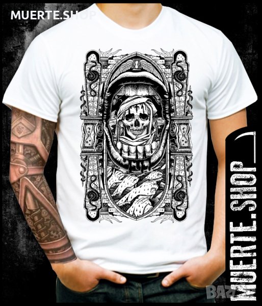 Тениска с щампа LA MORT, снимка 1