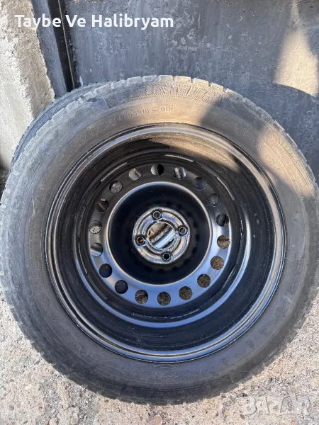 Резервна джанта с гума за Рено 16 /205/55 4х100, снимка 1