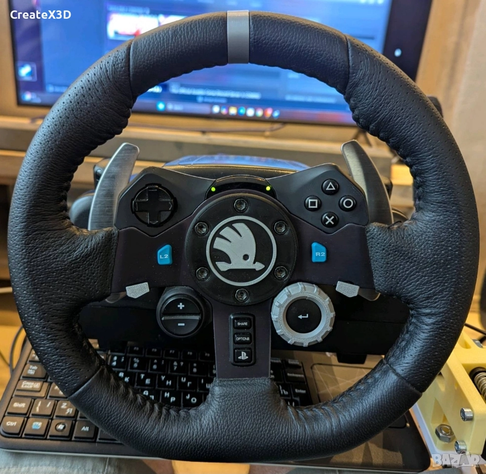 Централни капачета за волан Logitech G29/G920/G923, снимка 1