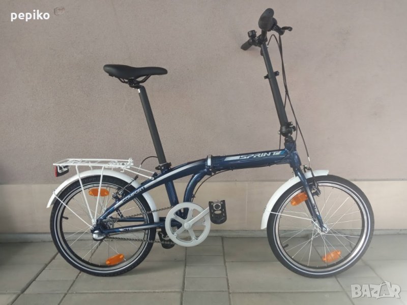 Продавам колела внос от Германия тройно сгъваем алуминиев велосипед NEXUS TOUR 20 цола,, снимка 1