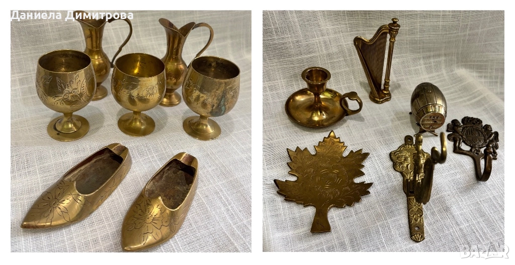 Миниатюри от месинг/бронз, снимка 1