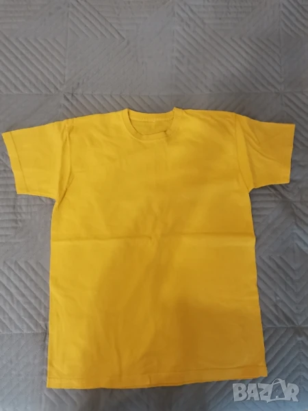 Жълта тениска  за 12 - 13 год  152 - 158смi, снимка 1
