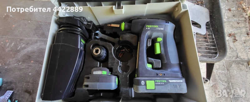 Акумулаторен винтоверт Festool C18, снимка 1
