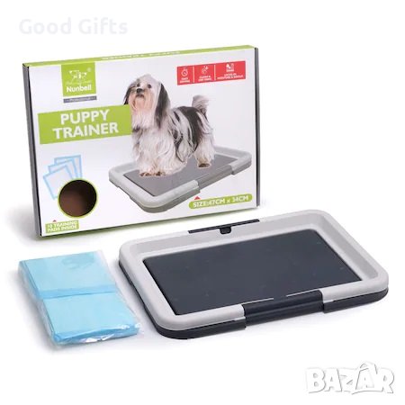 Заключваща се Кучешка тоалетна Nunbell + 10 подложки, снимка 1