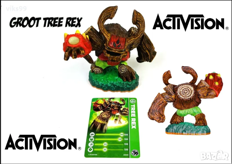 2012 - Activision Skylanders Giants Tree Rex Figure, снимка 1