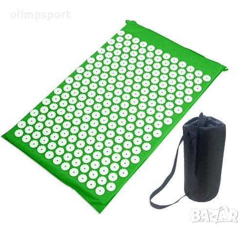 Масажна постелка за акупресура. Разполага с 230 акупресурни плочки с шипчета, снимка 1