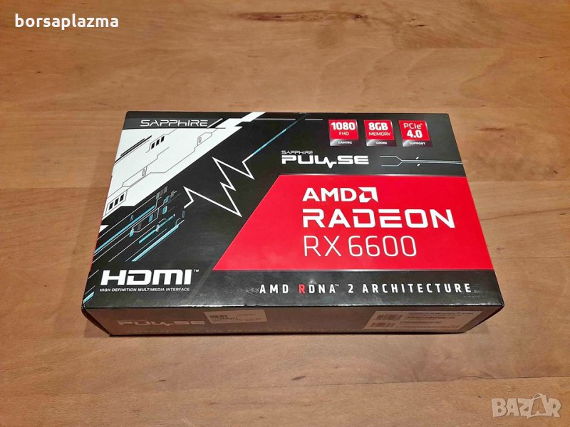 Чисто нова видеокарта SAPPHIRE Pulse Radeon RX 6600, снимка 1