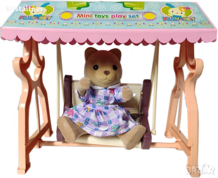 Детски комплект Мече с люлка, снимка 1