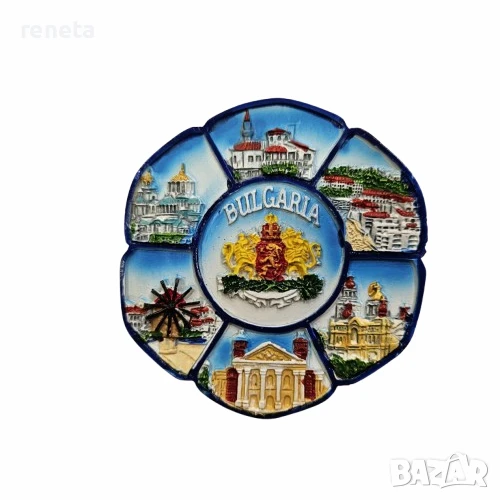 Магнитна фигурка Цвете, Керамична, снимка 1