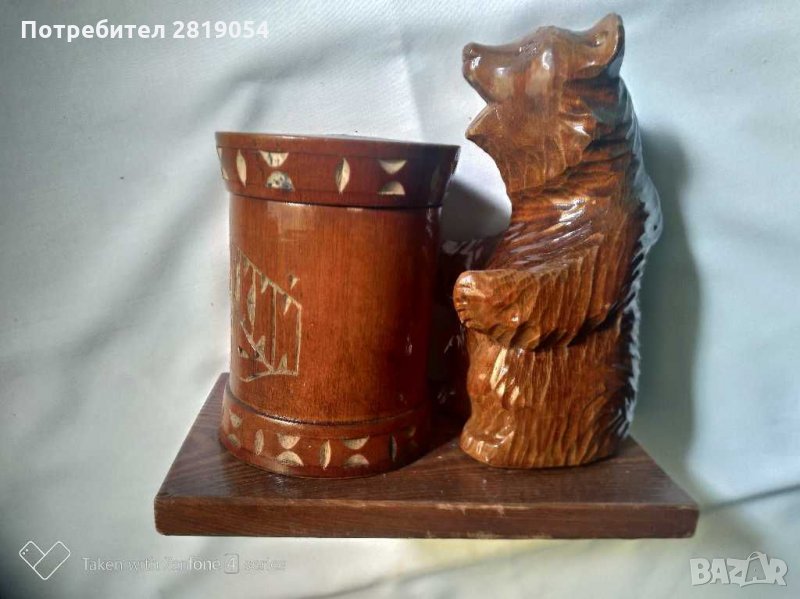 Дървена склуптора Башкирски мед, снимка 1