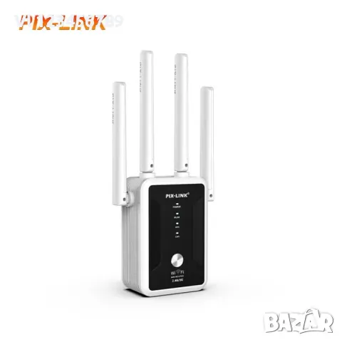 PIX-LINK AC32 двулентов безжичен ретранслатор AC1200Mbps 2.4G 5GHz Wifi рутер Extender AP, снимка 1