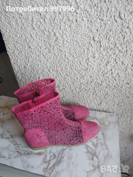 цикламени летни боти-40номер, снимка 1