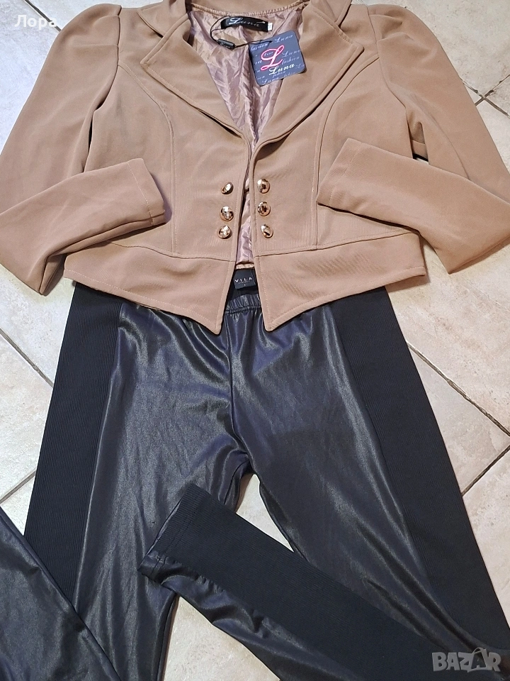 Дамски сет сако и клин, снимка 1