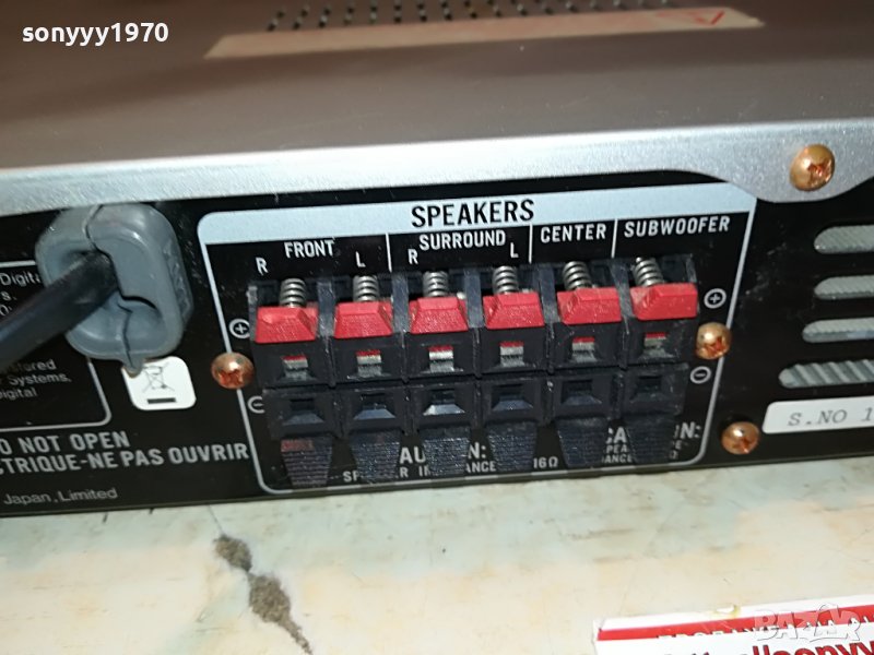 JVC HVTHS11 DVD RECEIVER 0408221112 в Ресийвъри, усилватели