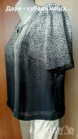 Двупластова блуза от шифон🍀❤M/L,L❤🍀арт.4205