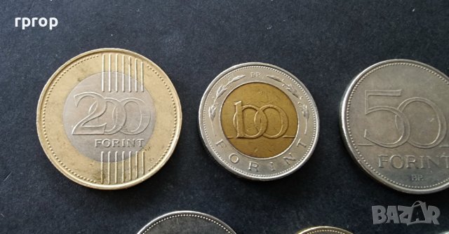 Монети . Унгария. Унгарски форинти. 8 бр., снимка 2 - Нумизматика и бонистика - 37783625