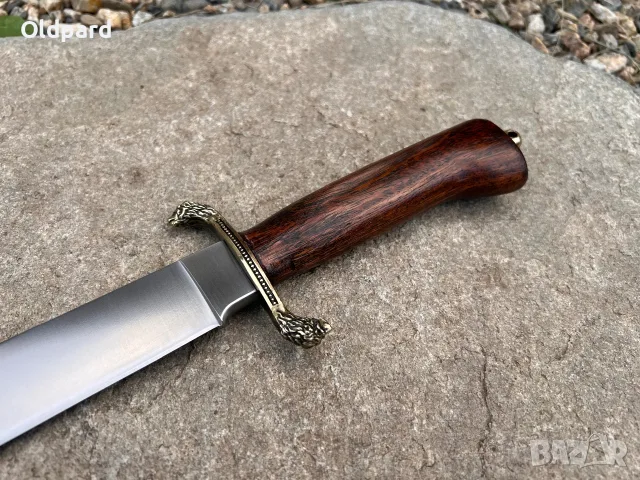 Ловен нож Old Lion Bowie. , снимка 3 - Ножове - 56547101